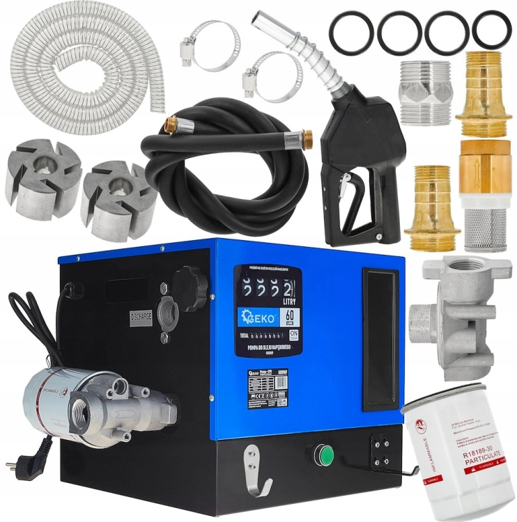 POMPA DYSTRYBUTOR MINI CPN SAMOZASYSAJĄCY 550W Z FILTREM PALIWA HD 60L/MIN