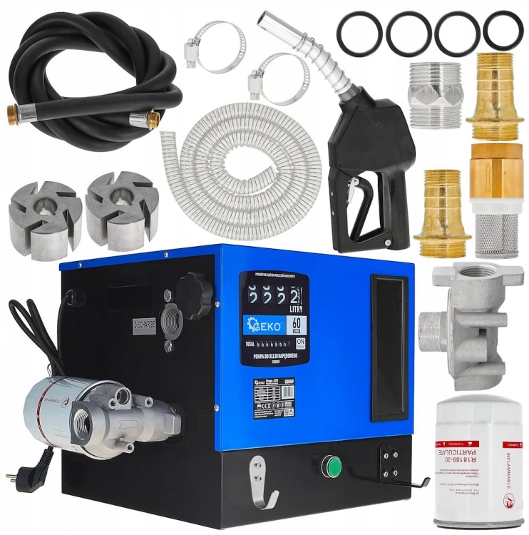 POMPA DYSTRYBUTOR MINI CPN SAMOZASYSAJĄCY 550W Z FILTREM PALIWA HD 60L/MIN