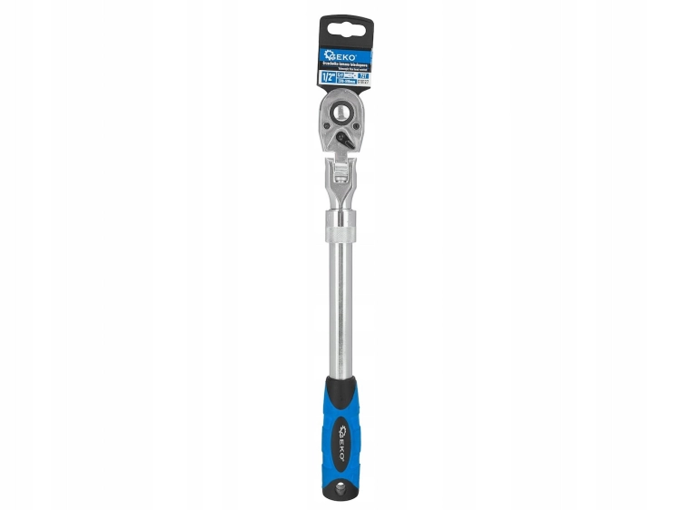 GRZECHOTKA ŁAMANA TELESKOPOWA WYSUWANA POKRĘTŁO 1/2'' 370-510mm 72T CrV
