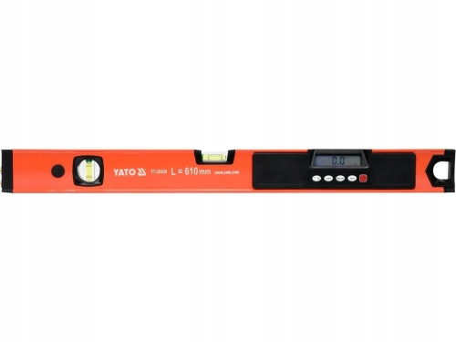 YATO POZIOMICA LASEROWA ELEKTRONICZNA LCD KRZYŻOWA 610mm LASER YT-30400
