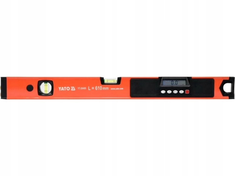 YATO POZIOMICA LASEROWA ELEKTRONICZNA LCD KRZYŻOWA 610mm LASER YT-30400
