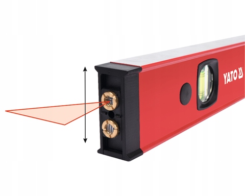 YATO POZIOMICA LASEROWA ELEKTRONICZNA LCD KRZYŻOWA 610mm LASER YT-30400