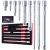KOMPLET PRZEDŁUŻEK UCHYLNYCH 1/2'' 1/3'' 3/8'' STAL CRV PRZEDŁUŻKA 9 EL. WKŁAD