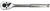 YATO GRZECHOTKA 3/8'' 200mm CrV CHROM POŁYSK 90 ZĘBÓW PRZYCISK QUICK RELEASE