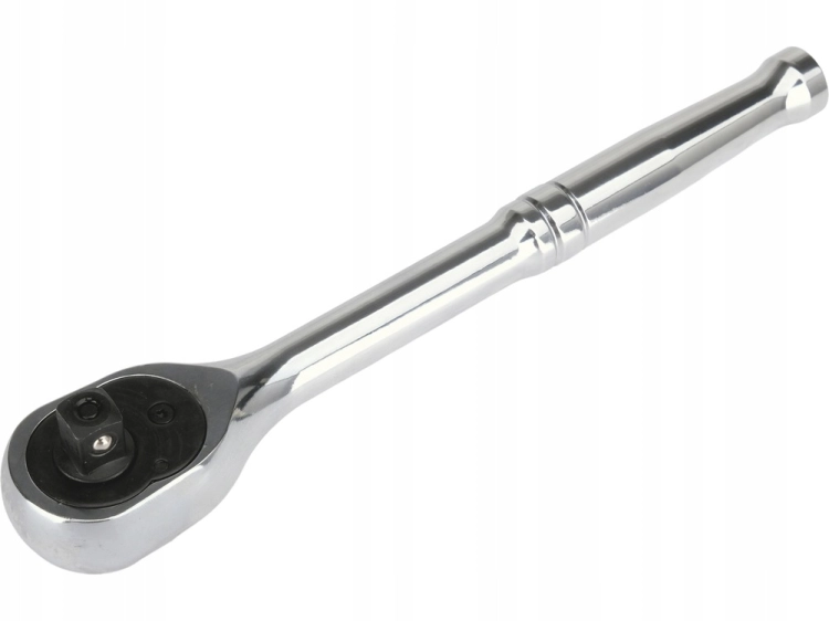 YATO GRZECHOTKA 3/8'' 200mm CrV CHROM POŁYSK 90 ZĘBÓW PRZYCISK QUICK RELEASE