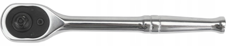YATO GRZECHOTKA 1/4'' 150mm CrV CHROM POŁYSK 90 ZĘBÓW PRZYCISK QUICK RELEASE