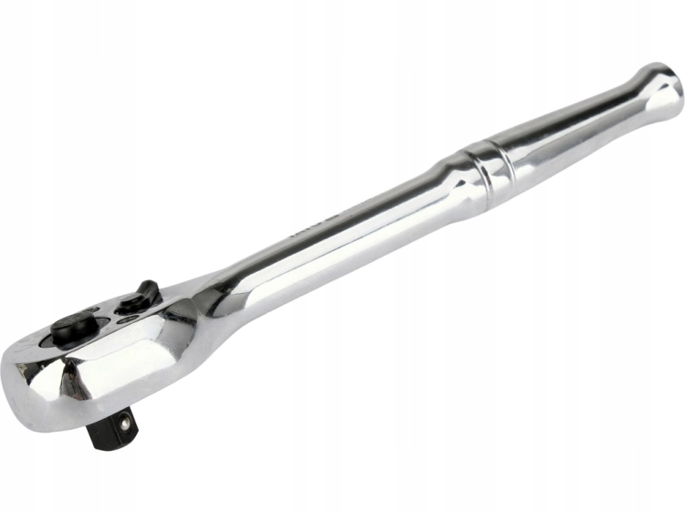 YATO GRZECHOTKA 1/4'' 150mm CrV CHROM POŁYSK 90 ZĘBÓW PRZYCISK QUICK RELEASE