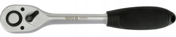 YATO GRZECHOTKA PROSTA 1/2 260mm STAL CrV 72 ZĘBY PRZYCISK QUICK RELEASE