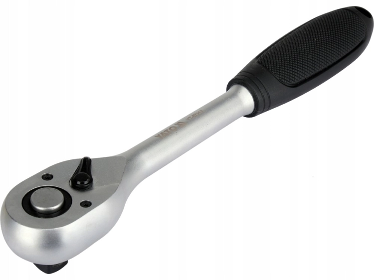 YATO GRZECHOTKA PROSTA 1/2 260mm STAL CrV 72 ZĘBY PRZYCISK QUICK RELEASE