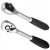 YATO GRZECHOTKA PROSTA 3/8'' 200mm 72 ZĘBY PRZYCISK QUICK RELEASE STAL CrV