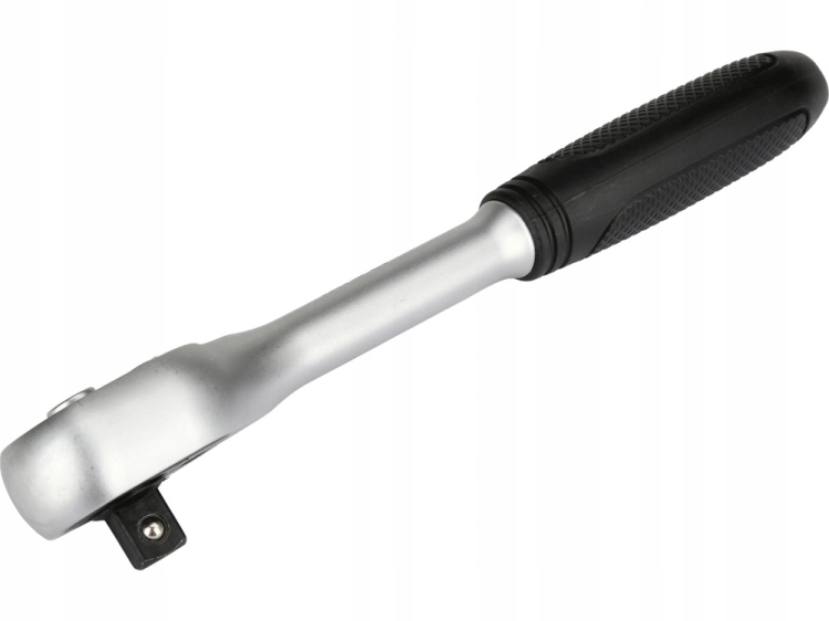 YATO GRZECHOTKA PROSTA 3/8'' 200mm 72 ZĘBY PRZYCISK QUICK RELEASE STAL CrV