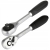 YATO GRZECHOTKA PROSTA 3/8'' 200mm 72 ZĘBY PRZYCISK QUICK RELEASE STAL CrV