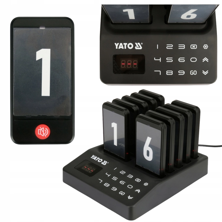 RESTAURACYJNY SYSTEM PRZYWOŁAWCZY 10 SZT. PRZYWOŁYWACZ KLIENTÓW PAGER
