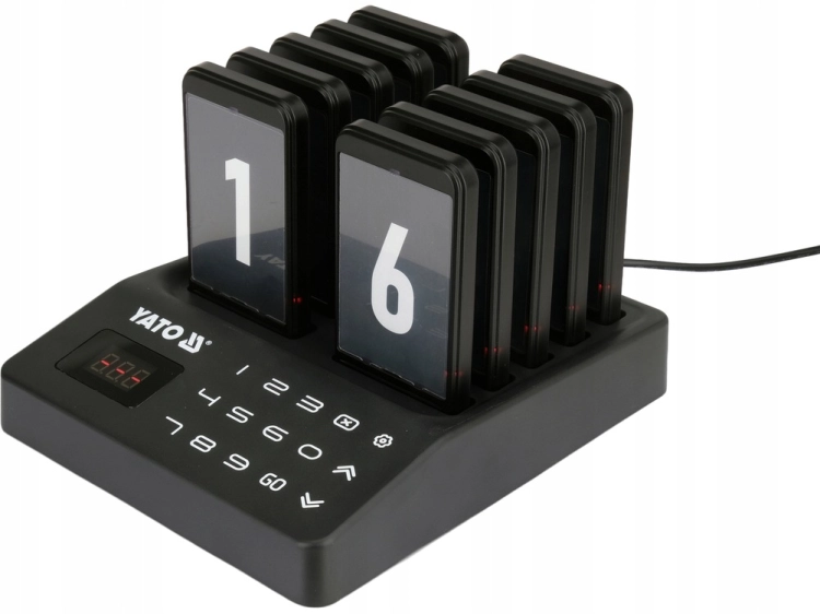 RESTAURACYJNY SYSTEM PRZYWOŁAWCZY 10 SZT. PRZYWOŁYWACZ KLIENTÓW PAGER