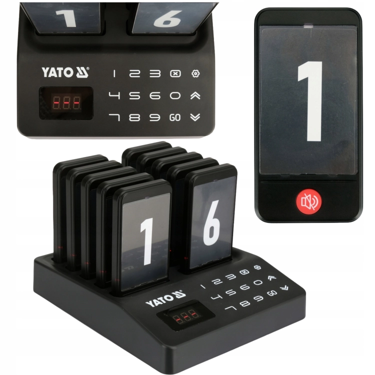 RESTAURACYJNY SYSTEM PRZYWOŁAWCZY 10 SZT. PRZYWOŁYWACZ KLIENTÓW PAGER