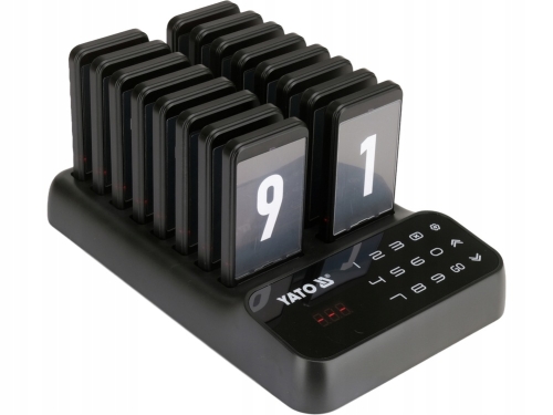 RESTAURACYJNY SYSTEM PRZYWOŁAWCZY 16 SZT. PRZYWOŁYWACZ KLIENTÓW PAGER YATO