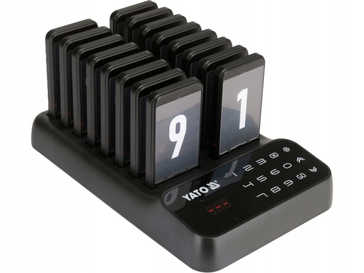 RESTAURACYJNY SYSTEM PRZYWOŁAWCZY 16 SZT. PRZYWOŁYWACZ KLIENTÓW PAGER YATO