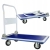 WÓZEK PLATFORMOWY MAGAZYNOWY 300KG SKŁADANA RĄCZKA 910X610MM 4 KOŁA G71105