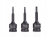 KLUCZE UDAROWE TRZPIENIOWE TORX T20-T70 ZESTAW KLUCZY NASADEK 9el G10526