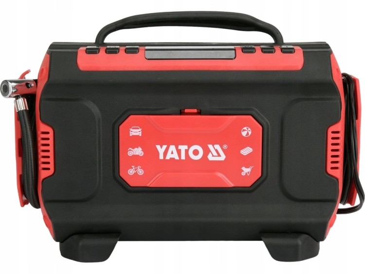 KOMPRESOR SAMOCHODOWY 12V/230V 100 W 150 PSI 22l/min WYŚWIETLACZ LED YATO