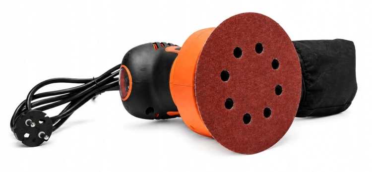 SZLIFIERKA OSCYLACYJNA MIMOŚRODOWA do DREWNA METALU z REGULACJĄ 125mm 1300W