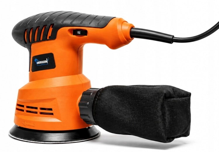 SZLIFIERKA OSCYLACYJNA MIMOŚRODOWA do DREWNA METALU z REGULACJĄ 125mm 1300W