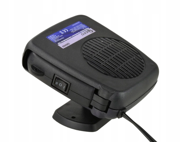 GEKO EFEKTYWNA NAGRZEWNICA SAMOCHODOWA GRZEJNIK FARELKA 150W 12V G80450