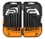 ZESTAW KLUCZY TORX HEX 18EL.T10-T50 1,5-10mm CrV ETUI KRAFT&amp;DEL E KD12679