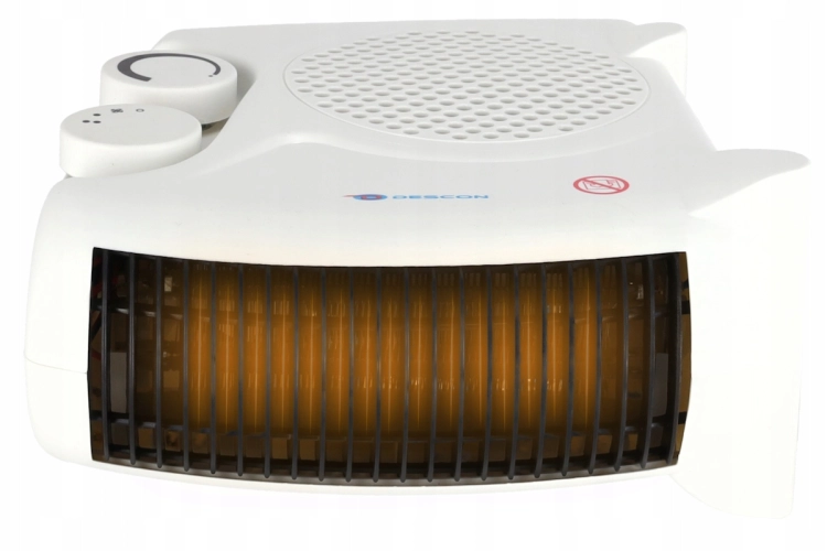 TERMOWENTYLATOR GRZEJNIK FARELKA 2000W TERMOSTAT PIONOWY POZIOMY KOMPAKTOWY