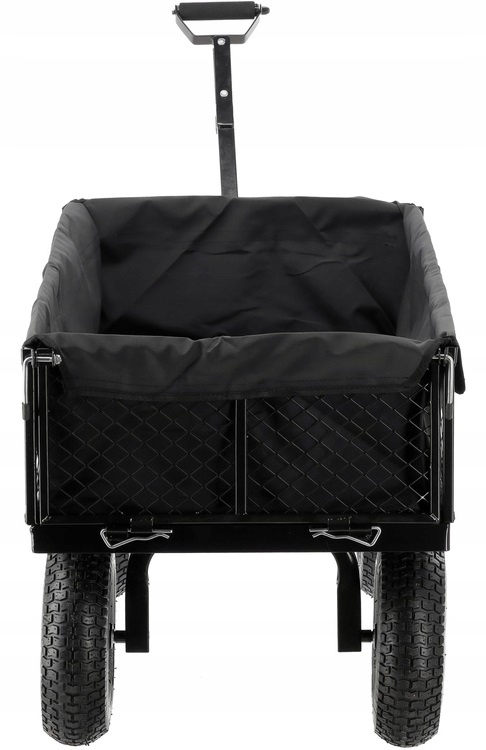 YATO WÓZEK OGRODOW XL 450KG PRZYCZEPKA Z POKROWCEM POMPOWANE KOŁA 13'' 86970