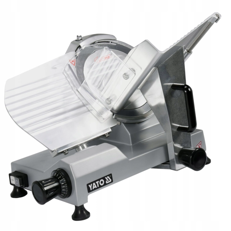YATO KRAJALNICA DO WĘDLIN PÓŁAUTOMATYCZNA 220 MM Z OSTRZAŁKĄ YG-03110