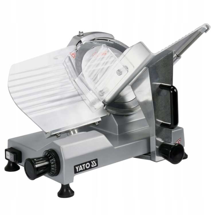 YATO KRAJALNICA DO WĘDLIN PÓŁAUTOMATYCZNA 220 MM Z OSTRZAŁKĄ YG-03110
