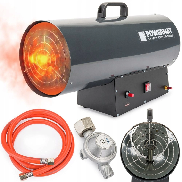 NAGRZEWNICA DMUCHAWA GAZOWA REDUKTOR ZESTAW 65KW POWERMAT PM-NAG-65GN PIEC
