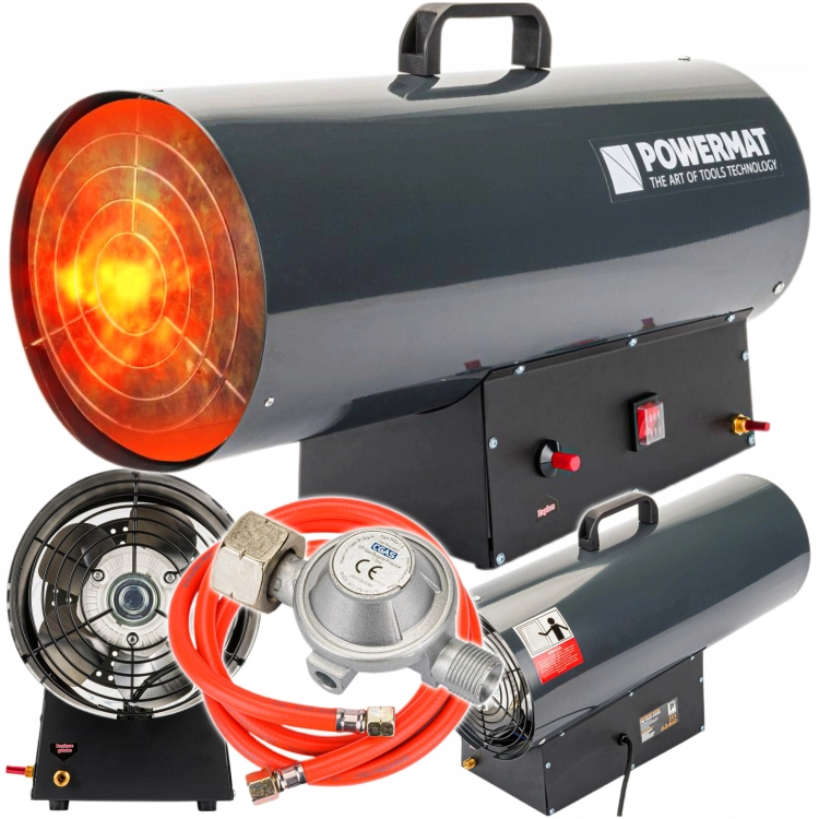NAGRZEWNICA DMUCHAWA GAZOWA REDUKTOR ZESTAW 65KW POWERMAT PM-NAG-65GN PIEC