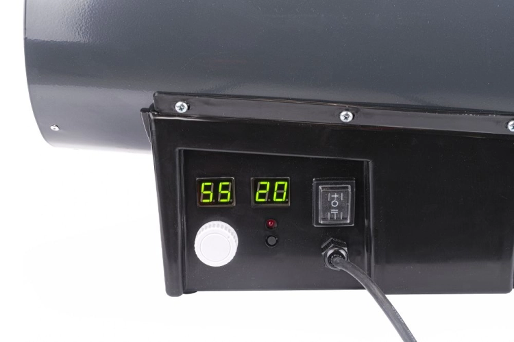 NAGRZEWNICA GAZOWA DMUCHAWA TERMOSTAT 45 KW LCD PIECYK FARELKA REGULACJA