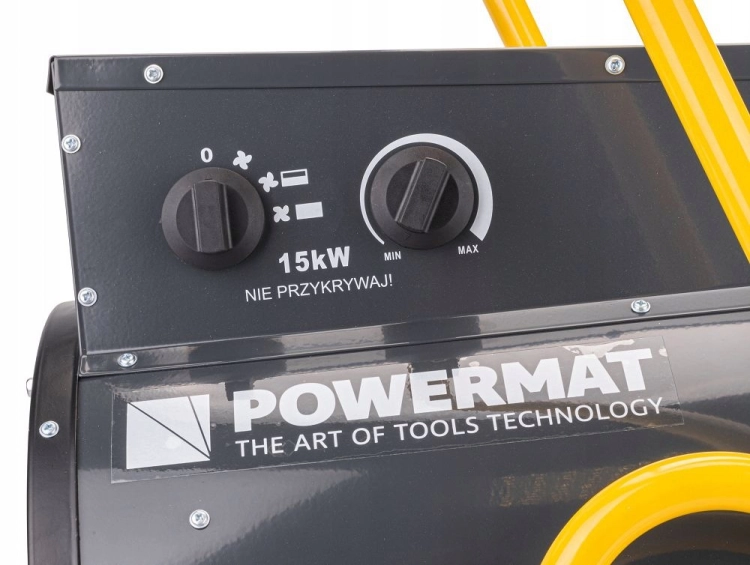 NAGRZEWNICA ELEKTRYCZNA DMUCHAWA FARELKA 15KW 400V POWERMAT PM-NAG-15EN
