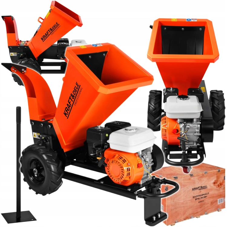 ROZDRABNIACZ SPALINOWY DO GAŁĘZI RĘBAK 7KM 500-2500kg/h 60MM NEW MOD 2026*