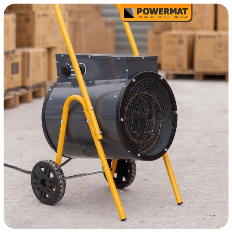 NAGRZEWNICA ELEKTRYCZNA DMUCHAWA FARELKA 15KW 400V POWERMAT PM-NAG-15EN