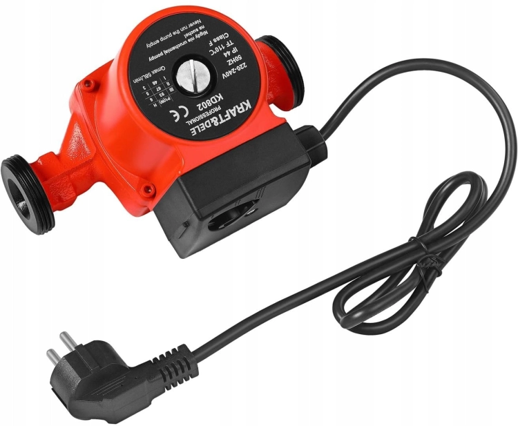 KRAFTDELE POMPA OBIEGOWA 25-6/180 DO 6M 58LMIN 230V ZŁĄCZKI USZCZELKI KD802