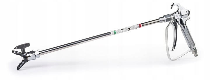 AGREGAT MALARSKI PISTOLET HYDRODYNAMICZNY 1500W + DYSZE +WĄŻ + PRZEDŁUŻKA