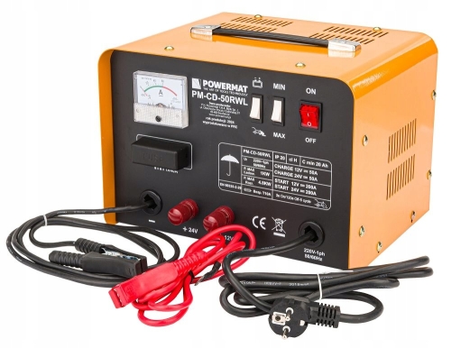 PROSTOWNIK AKUMULATOROWY 12/24V Z ROZRUCHEM 50RWLROZRUCH 200A PM-CD-50RWL