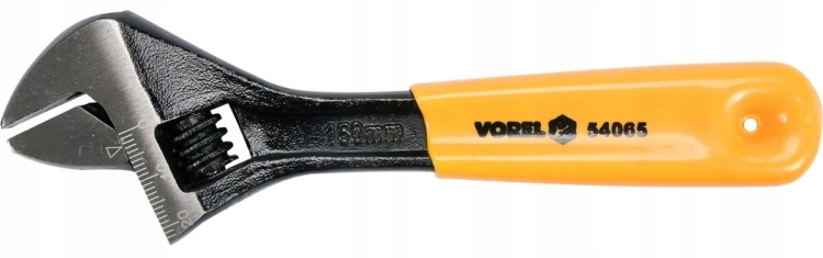 VOREL KLUCZ NASTAWNY 150MM GUMOWANA RĘKOJEŚĆ STAL WĘGLOWA 54065