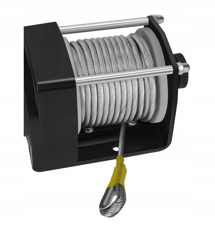 ELEKTRYCZNA WCIĄGARKA WYCIĄGARKA SAMOCHODOWA 1500W 1361KG 12V HAK LINA STAL