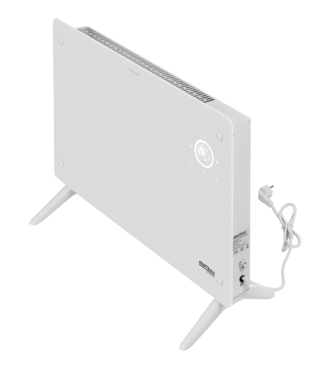 ELEKTRYCZNY GRZEJNIK KONWEKTOROWY 2400W WI-FI 15-50°C TRYB ECO ANTI-FROST