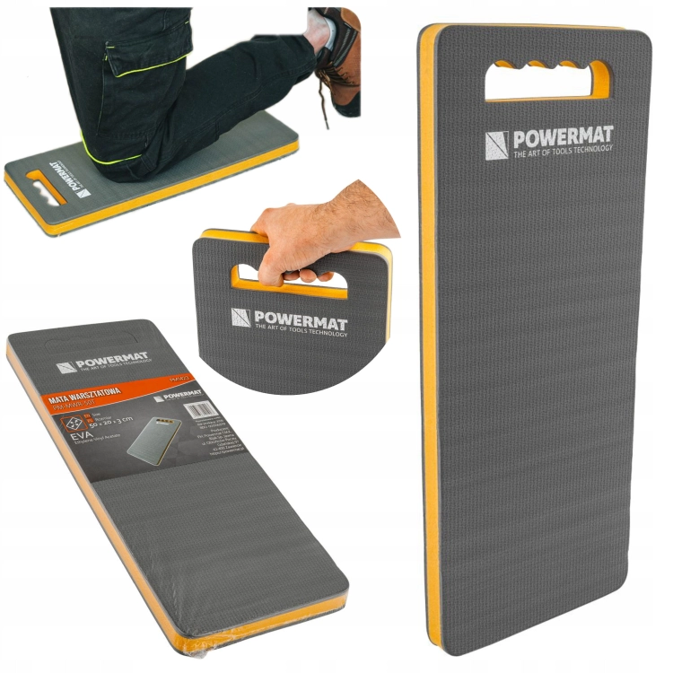 MATA WARSZTATOWA PODKŁADKA PIANKA EVA POD KOLANA MIĘKKA 500X200X30MM PM1423
