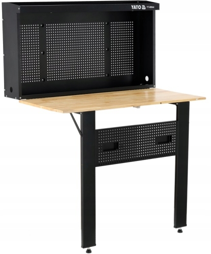STÓŁ ROBOCZY WARSZTATOWY GARAŻOWY SKŁADANY BLAT 120CM x 60CM UDŹWIG 135 KG