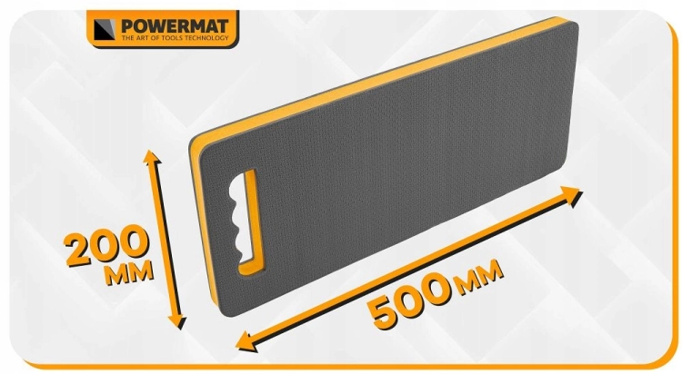 MATA WARSZTATOWA PODKŁADKA PIANKA EVA POD KOLANA MIĘKKA 500X200X30MM PM1423