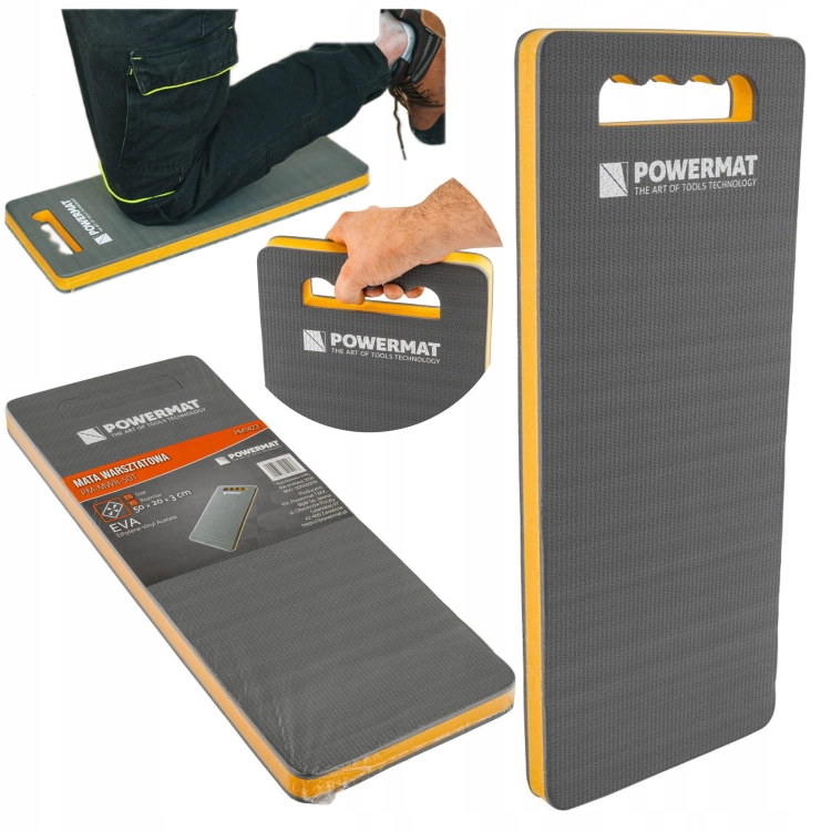 MATA WARSZTATOWA PODKŁADKA PIANKA EVA POD KOLANA MIĘKKA 500X200X30MM PM1423