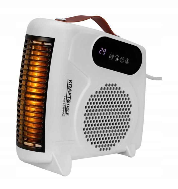 TERMOWENTYLATOR GRZEJNIK ELEKTRYCZNY 2000W PRZENOŚNY TRYB FAN +PILOT KD6519