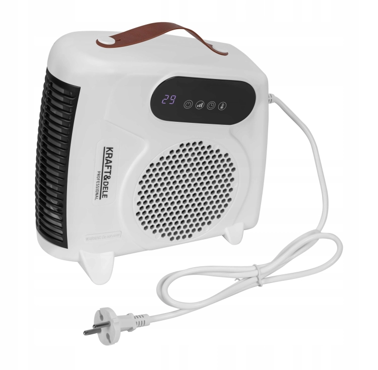 TERMOWENTYLATOR GRZEJNIK ELEKTRYCZNY 2000W PRZENOŚNY TRYB FAN +PILOT KD6519